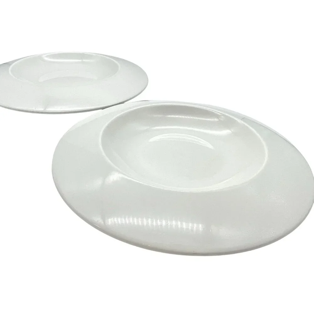 Steelite Distinction Float White wide rim soup pasta Bowl minimalist 19oz‎